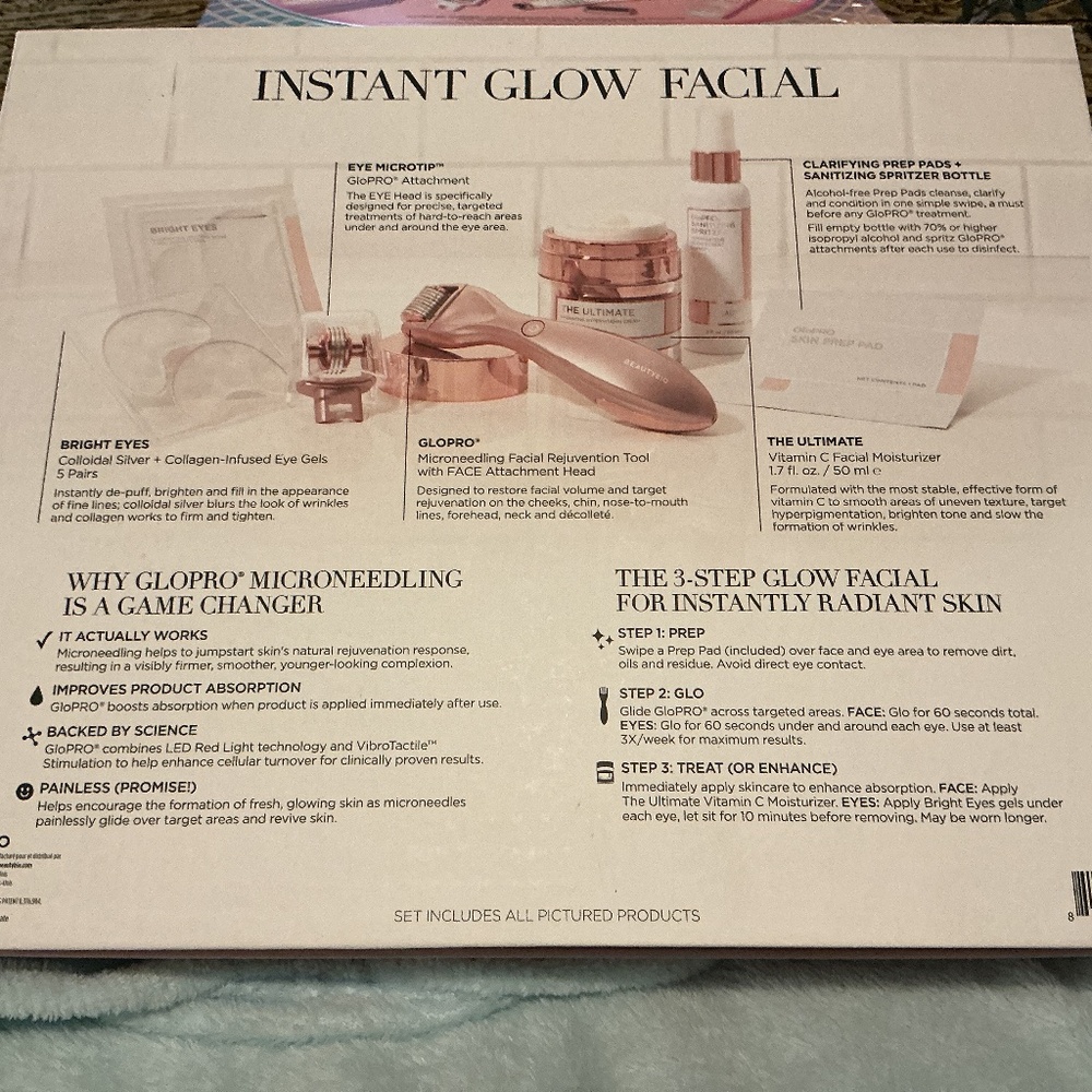 BeautyBio Instant Glow Facial Kit
